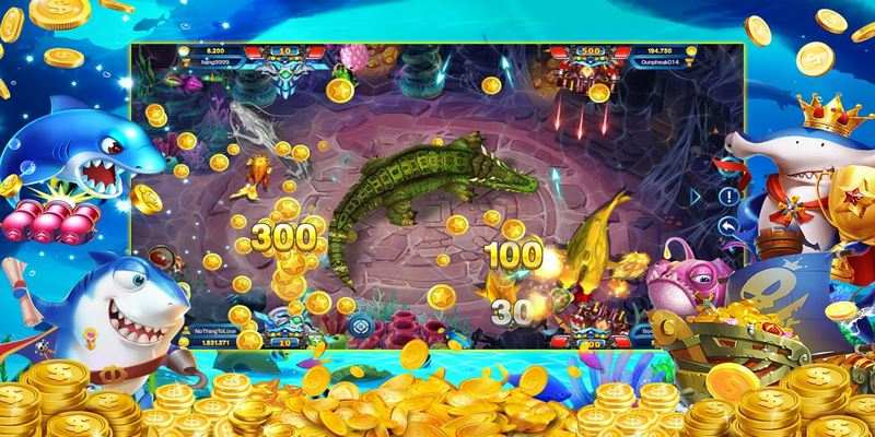 Đa dạng các loài sinh vật biển lớn trong game bắn cá 69vn